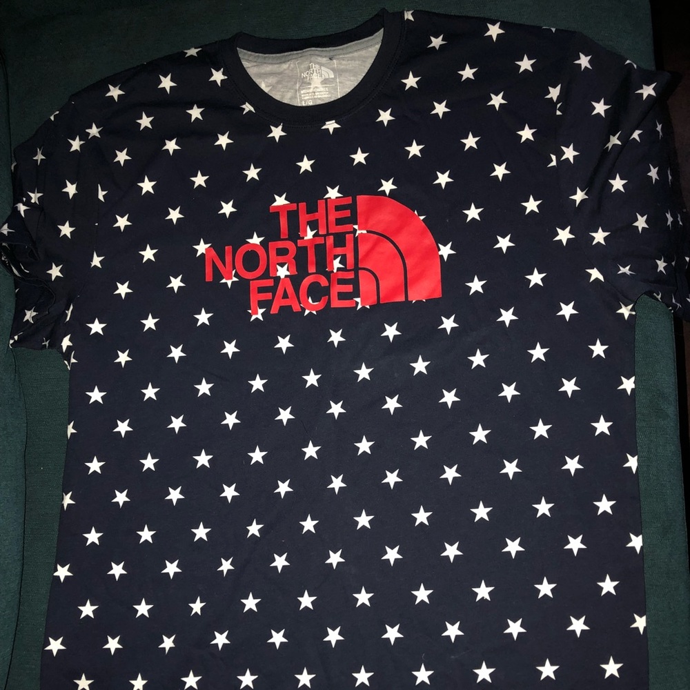 The North Face t-shirt.